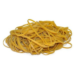 10 Boxes FIS Pure Rubber Bands, Size 34 Yellow - FSRB10034