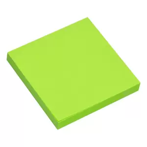 FIS Sticky Note, Fluorescent Green Colours, Size 3 x 3 Inch, 100 Sheets, Quantity per Pack 12 - FSPO33FGR