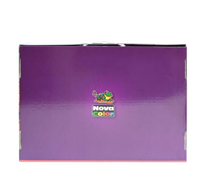 Nova Color Marbling Starter Paint Set With 800 Ml Of Purple Color Paint With 6 30 Ml Colors (Blue,Red,Yellow,Green,Black,White) And Brushes -KRPBNC-239