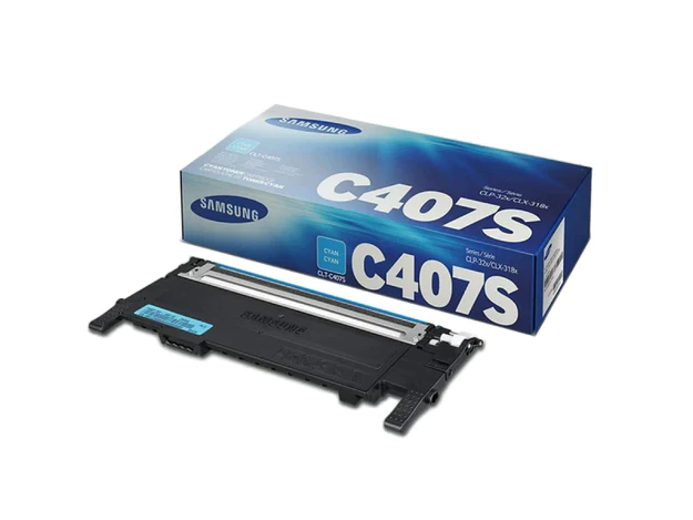 Samsung CLT-C407S Cyan Toner Cartridge