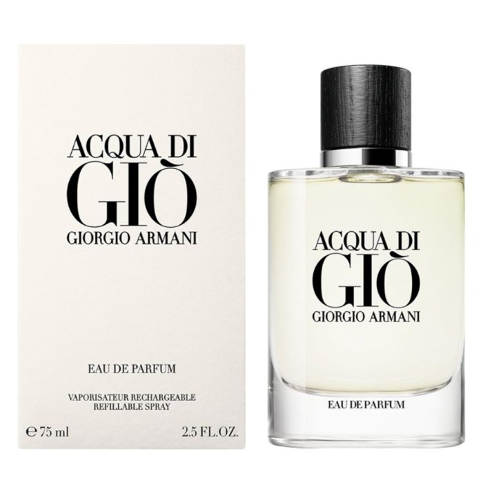 GIORGIO ARMANI ACQUA DI GIO (M) EAU DE PARFUM 75ML REFILLABLE
