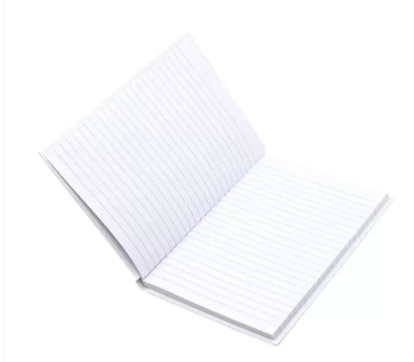 FIS Pack Of 5 Hard Cover Notebook, 96 Sheets A5 Swan Design 1 -FSNBHCA596-SWA1