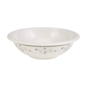 Royalford Melamineware 10" Bowl With Lid Floral - Melamine - White