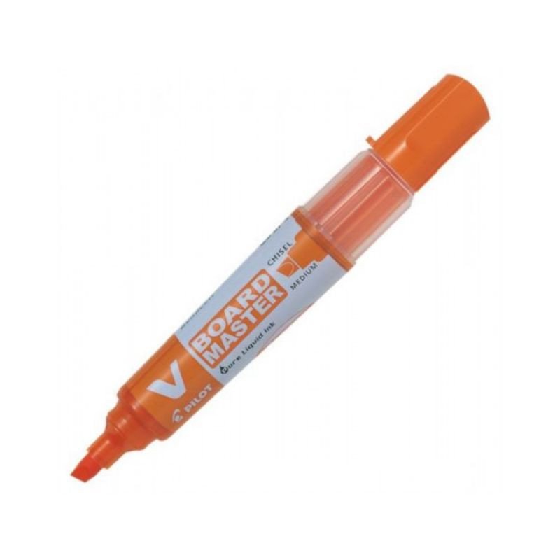 Pilot V Board Master Whiteboard Marker Chisel - Orange (box/12pcs)