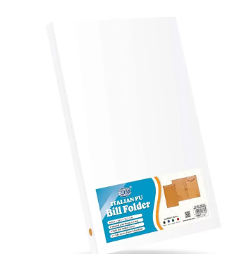 Executive Bill Folders Brown Color, Italian PU Covers with Magnetic Flap, Pen Holder, Round Corners, Gift Box, 155 x 245 mm - FSCLBFBRD2