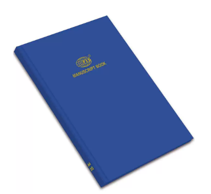 FIS A4 Manuscript Book, 2 Quire, 8 Mm Single Ruled, 96 Sheets,(210 X 297 mm) - FSMNA42Q