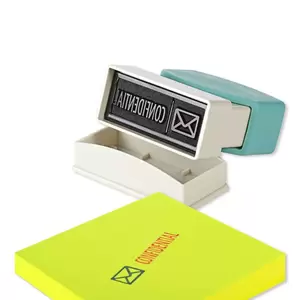 Artline X-Stamper "CONFIDENTIAL" for Office Business Supplies, Ink Blue & Red - ARXTCXBN2034-1PC