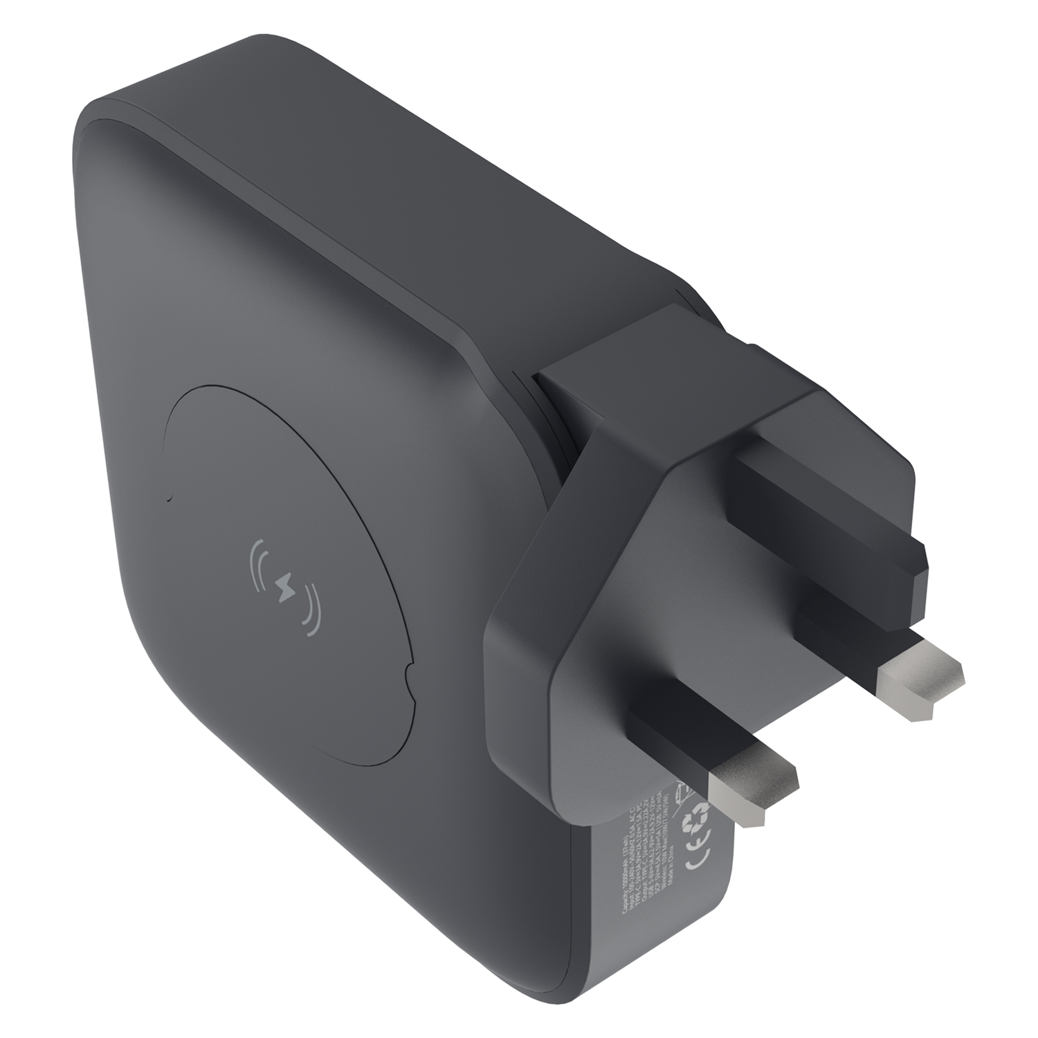 Powerology Magsafe Wall Charger 10000mAh PD 20W - Black