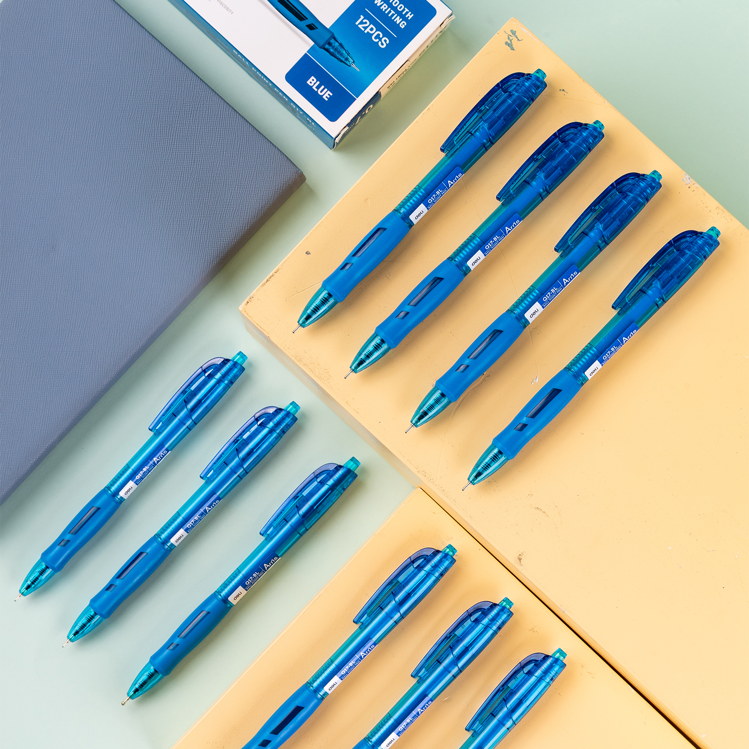 Deli-EQ17-BL Ball Point Pen