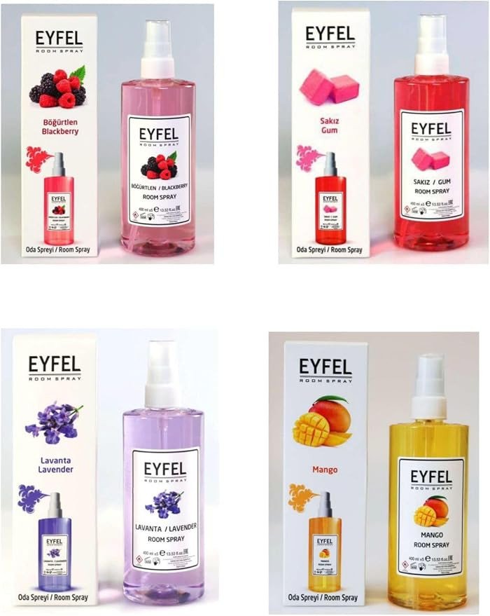 Eyfel Air Freshener Spray, 400 ml - Gum