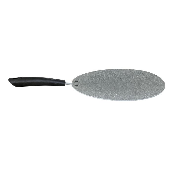 Smart Granite Series Tawa, Forged Aluminium, RF9992 | 5 Layer Construction | Bakelite Handle | 28cm Multi-Functional Aluminum Pan Suitable For Crepe Chapatti Pancakes Roti