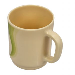 Royalford Melamine Super Rays Handle Cup - Melamine - White & Blue