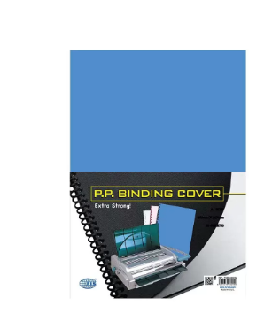 Fis Pp Binding Sheets - 0.4 Mm, Pocket Of 25 Pieces