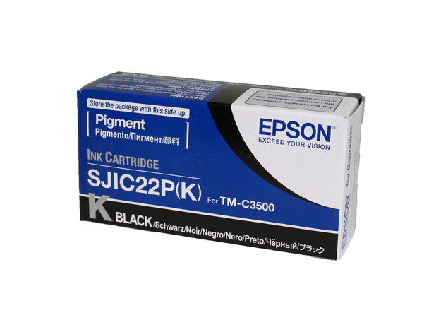 Epson TM-C3500 Black Ink Cartridge SJIC22P(K)