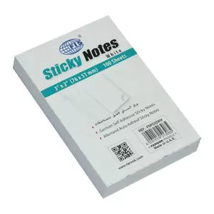 FIS Sticky Note, Colour White, Size 3 x 2 Inch, 100 Sheets, Quantity per Pack 12 - FSPO32WH