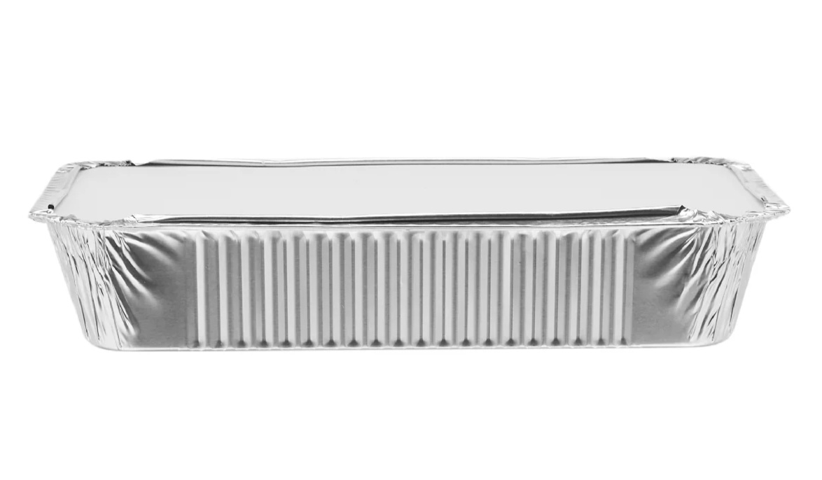Aluminium Container Base + Lid 210x140x38 Mm(1000 Pieces)