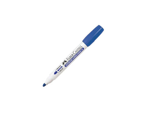 Faber Castell Whiteboard Marker, Bullet Tip, Blue