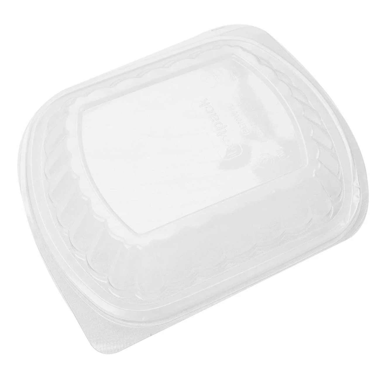 Black Base Rectangular Container 250 Pieces Base + Lid