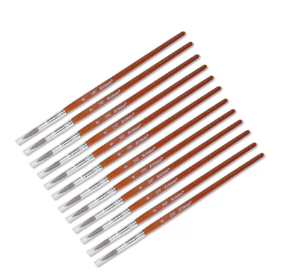 12-Piece Artmate Artist Brush 9# Size - JIAB245-9