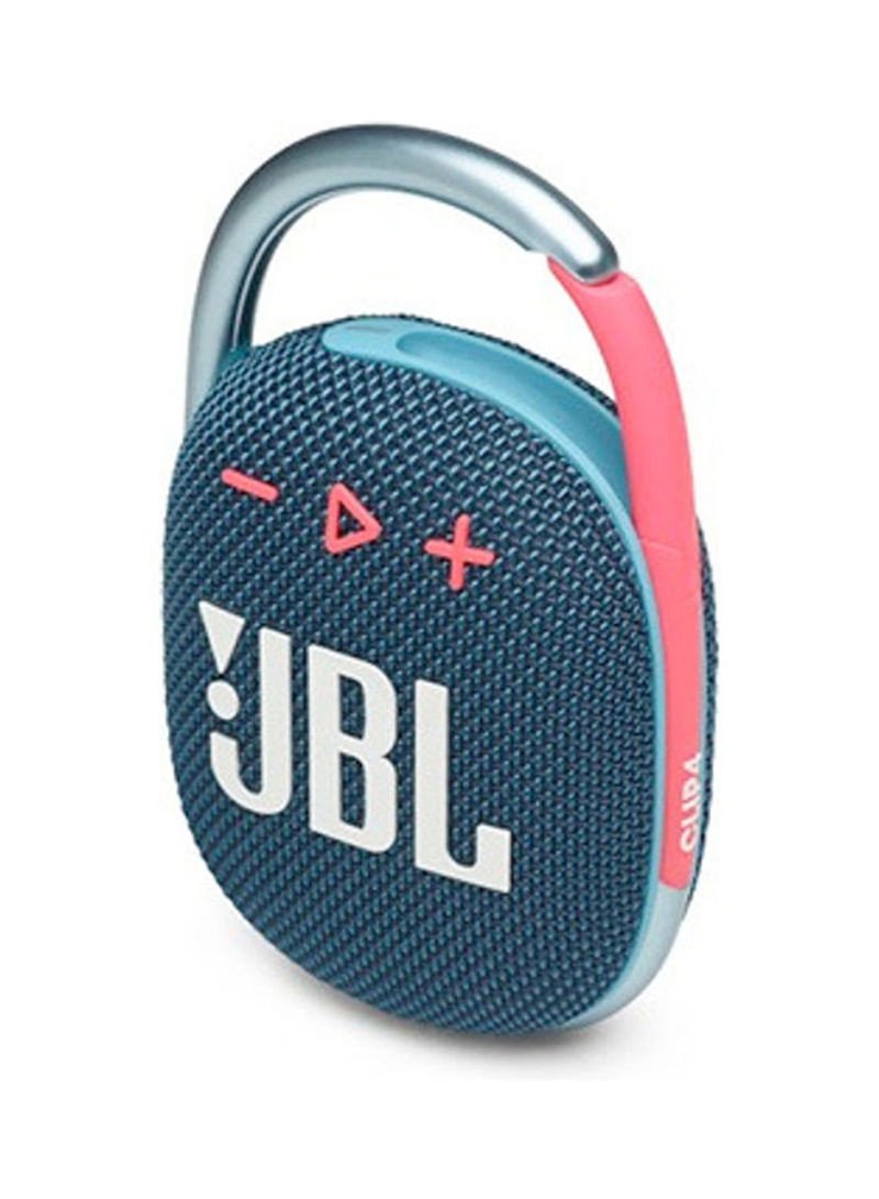 JBL Clip 4 Portable Wireless Speaker - Blue & Pink Rose