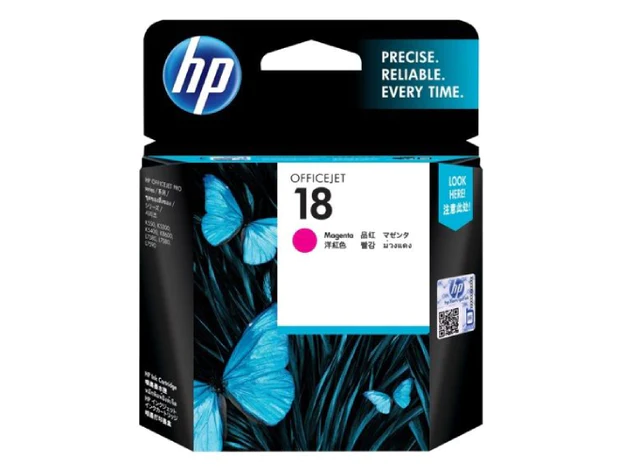 HP 18 Magenta Original Ink Cartridge (C4938A)