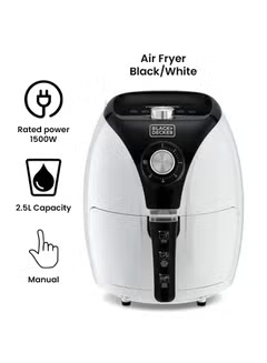 Air Fryer With Rapid, Air Convection Technology, 3.5 L 1500 W AF220-B5-White Black / White