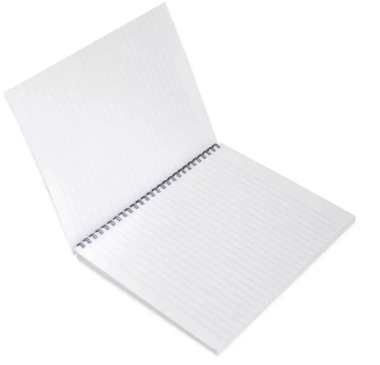 FIS Pack of 10 Spiral Soft Cover Notebook, Single Line, 9X7 Inches, 100 Sheets -FSNB971904S