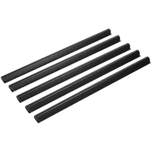 Durable Fixing Bar, 9 mm Size, Black Color 25-Piece - DUPG2909-01