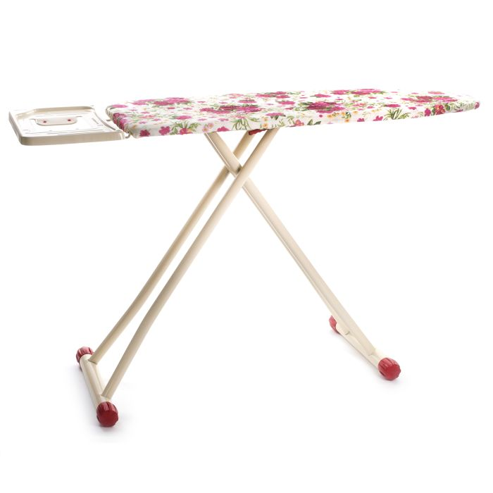 Royalford RF7138VT 116 X 41 Cm Ironing Board With Steam Iron Rest, Heat Resistant, Contemporary Lightweight Iron Board With Adjustable Height And Lock System (Violet)