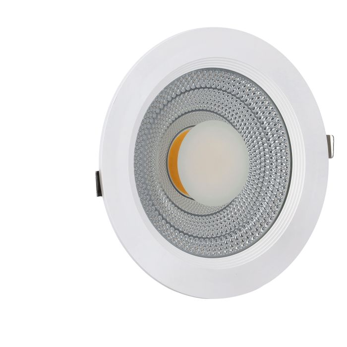 Geepas GESL55077 Round Slim Downlight Led 30W - Downlight Ceiling Light | Natural Cool White 3000K | Long Life Burning Hours | Energy Saving| Ideal For Home Hotel Restaurants & More 1 Year Warranty