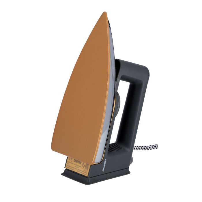 Geepas 1200W Dry Iron - Non-Stick Coating Plate & Adjustable Thermostat Control | Indicator Light | Perfect For All Types Of Clothes | 2 Years Warranty