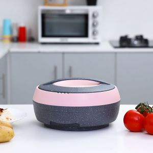 Royalford 2500Ml Cosmos Insulated Casserole - Stainless Steel - Grey