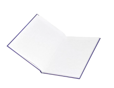 5-Piece FIS Hard Cover Notebook Single Line A4, 100-Sheets - FSNBA419-05
