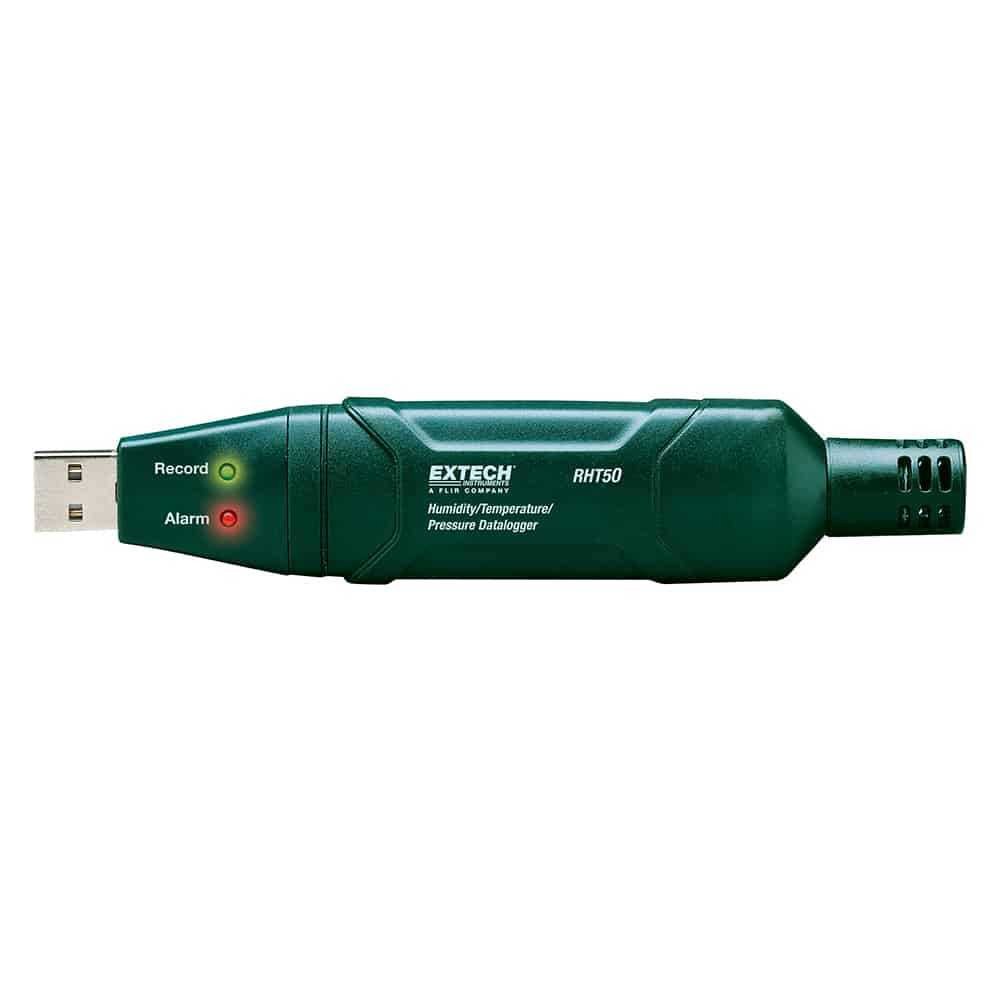Humidity, Temperature, And Pressure Datalogger, -40 To 70°C, 0 To 100%RH, 0.9 To 1.0 Bar