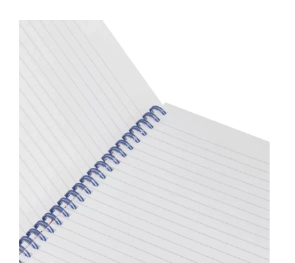LIGHT 100 Sheets Spiral Hard Cover Notebook, 22.86 X 20.32 CM -LINBS971610