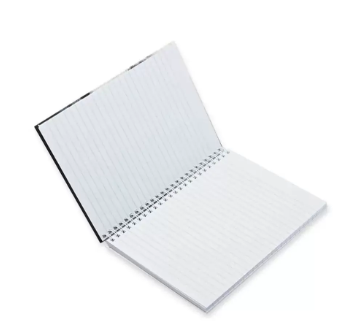 FIS Pack Of 5 Spiral Hard Cover Notebook, 96 Sheets A5 Panda Design 4 -FSNBSHCA596-PAN4
