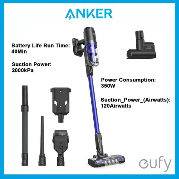 Anker Eufy HomeVac S11 Go Vacuum Cleaner Black - T2501K11