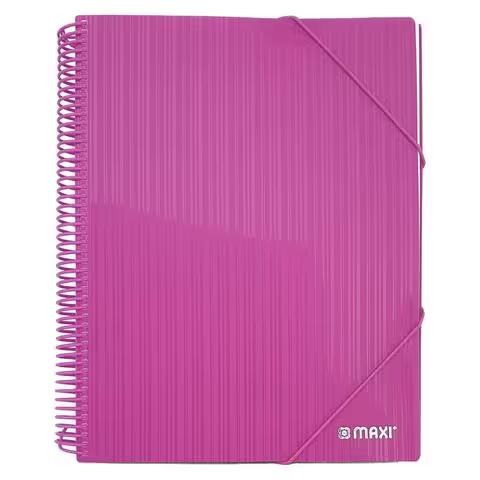 Maxi Spiral Display Book 40 Pocket Pink