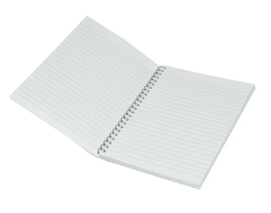 10-Piece Light Spiral Soft Cover Notebook Single Ruled (100 Sheet) A5 Size - LINBA51704S