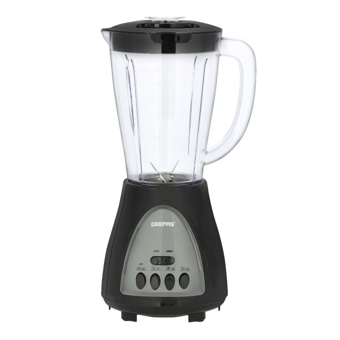 3-In-1 Blender, Powerful Motor 400W, GSB44034 | Stainless Steel Cutting Blades | Six Speed With Pulse Function | 1.5L Jar | Juice Extractor For Whole Fruits Vegetables, Ice Crusher