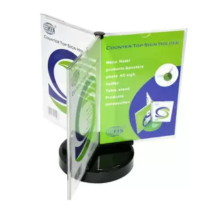 FIS Sign Holder-Acrylic 6 Sided, 178 x 128 mm Size - FSNAHY001