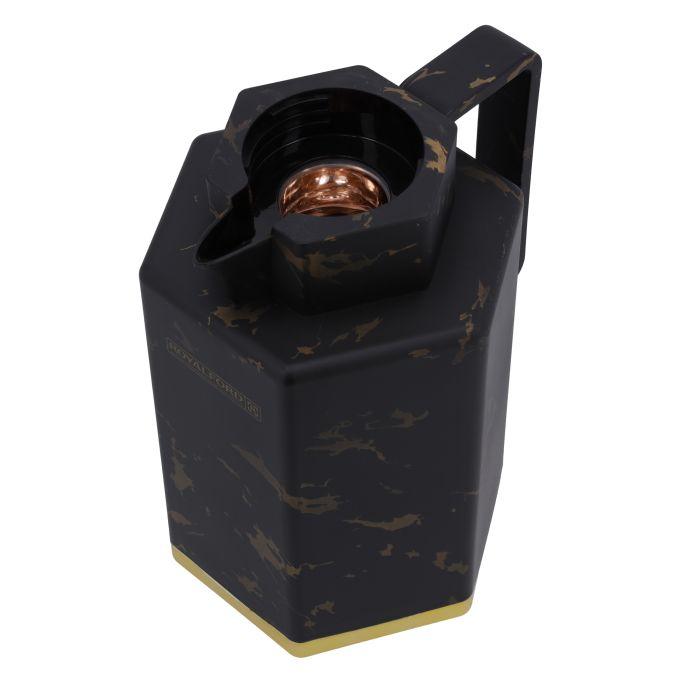 Dania Double Wall Vacuum Flask, Durable Design, 1L, RF10204 | Premium-Quality PP Outer Body | ASBESTOS Free Pink Glass Inner | Portable & Leak-Resistant