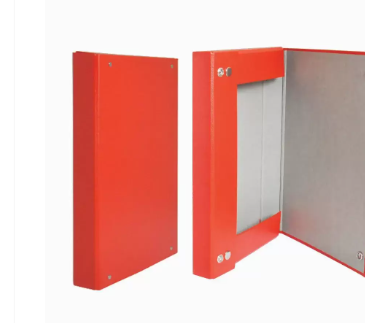 FIS Document Bags, Vinyl with Button, Red Color, F/S (210 x 330 mm) Size - FSBDDBBVA401