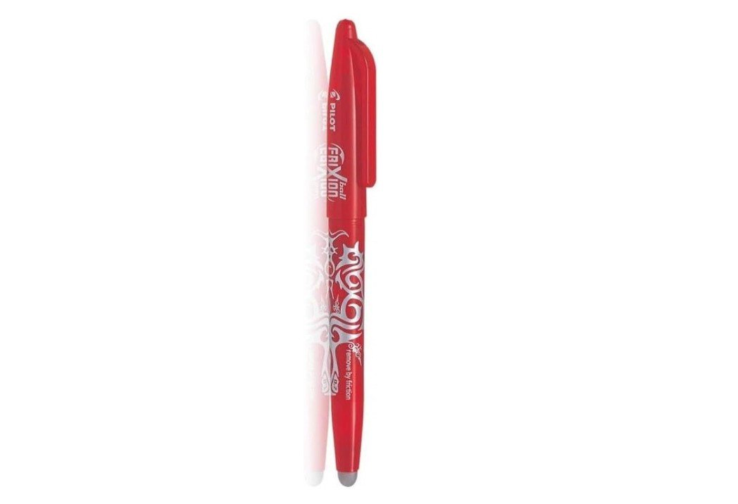 Pilot Frixion Erasable Rollerball Pen, 0.7 mm Tip - Red