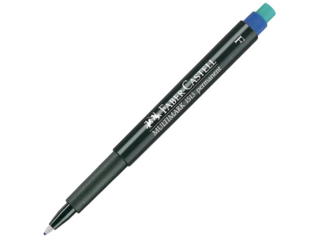 Faber Castell Multimark 1513 Permanent Fine 0.6mm, Blue