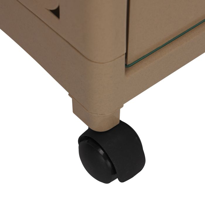 Three Layer Storage Cabin, RF10435| Portable & Lightweight Storage Organizer | Shelf Stackable Cabinet