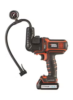 Cordless Air Compressor, And Cordless Air Inflator, Attachment For Cordless Multi-Evo Multi Tool Starter Kit, (MT218K-GB), MTNF9-XJ, Black/Orange