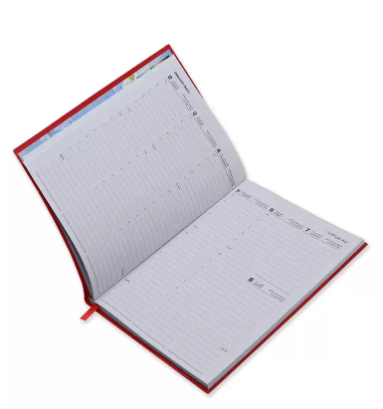 FIS A5 Diary 2023 (Arabic/English) (1-Week at a glance) Red - FSDI78AEPV23RE