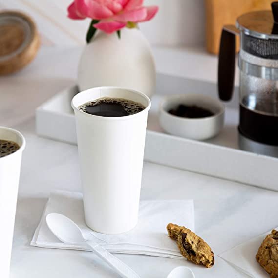 Heavy Duty White Single Wall Paper Cups