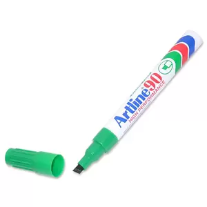 Artline Permanent Marker, Pack of 12, Ek-90 2.0-5.0mm, Water Proof, Green - ARMK90XFGR